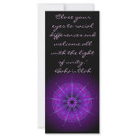 Close Your Eyes Race Unity Quote Rack Card Design