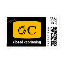 Closed Captioning postage by deaf_postage Closed Captioning postage