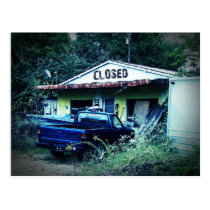 Closed For Repairs postcards