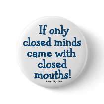 Closed Minds buttons by ironydesign Closed Minds buttons