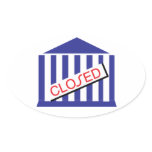 Closed Sticker