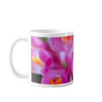 closed up  of Orchid Flower mugs