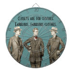 Closets are for Clothes. dartboards