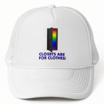 Closets are for Clothes Mesh Hats