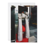 Closeup of Fire Hoses invitations