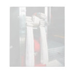 Closeup of Fire Hoses Note Pads