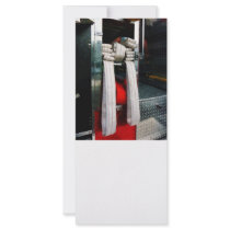 Closeup of Fire Hoses Rack Card Template