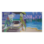 Closing time custom photo card