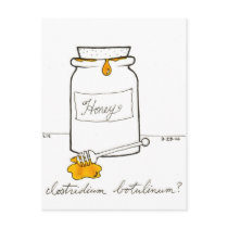 Clostridium Botulinum postcard by bio_muse Clostridium Botulinum postcard