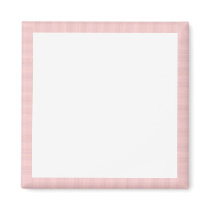 Cloth Fine Pink Stripe Edge Template magnets