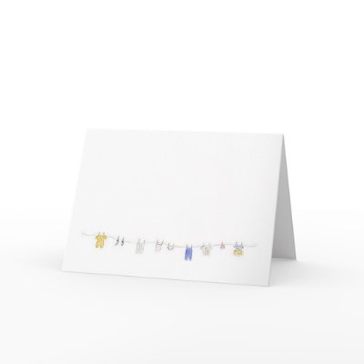 Clothes Line Card by slinky789