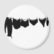 Washing Line Silhouette