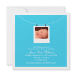 Clothesline Birth Announcement