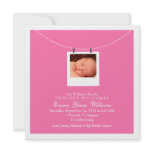 Clothesline Birth Announcement