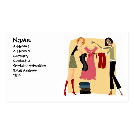 Clothing Business Cards