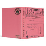 clothing ration book binder