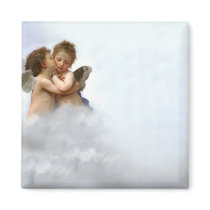 Cloud Angels Fridge Magnet