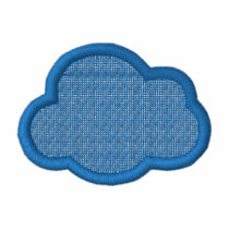 Cloud Applique/ Background embroidered shirts