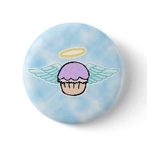 cloud background, cupcake angel no text buttons