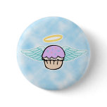 cloud background, cupcake angel no text buttons