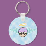 cloud background, cupcake angel no text