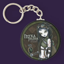 "Cloud Burst" Steampunk Aviatrix Fairy Keychain keychains