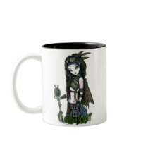 "Cloud Burst" Steampunk Aviatrix Fairy Mug