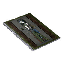 Cloud Burst Steampunk Aviatrix Fairy Notebook