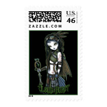 "Cloud Burst" Steampunk Aviatrix Fairy Postage