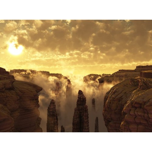Cloud Canyon Postcard postcard