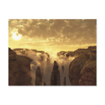 Cloud Canyon Postcard by digitalblasphemy Cloud Canyon Postcard
