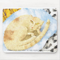 Cloud Cat Mousepad