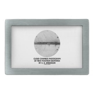 Cloud Chamber Photograph Of First Positron Belt Buckle