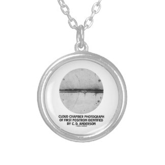 Cloud Chamber Photograph Of First Positron Pendant