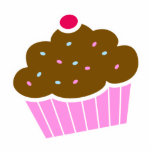 Cloud Cupcake Sculpture Photo Cutout