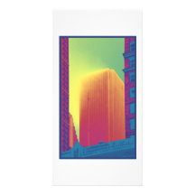 "Cloud Eats Building" notecard Photo Greeting Card