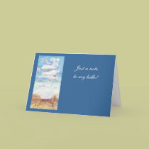 "Cloud + Field Study" Landscape - Hello cards