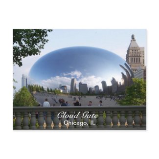 Cloud Gate Postcard postcard