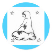 Cloud Girl stickers by colliwog12 Cloud Girl stickers