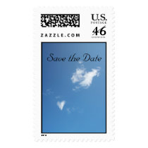 cloud heart, Save the Date postage by bonnievoyage cloud heart, Save the Date postage