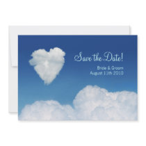 Cloud Nine - Save the Date card invitations by BluePlanet Cloud Nine - Save the Date card invitations