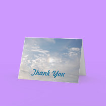 CLOUD NINE - thank-you card cards