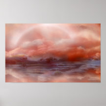 Cloud Ocean Art Poster/Print
