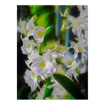 Cloud Orchids Watercolor posters by Floral_Dreamsnet Cloud Orchids Watercolor posters