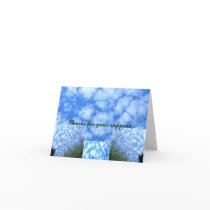Cloud pattern Thanks Cards