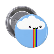 Cloud Puking Rainbow Pin