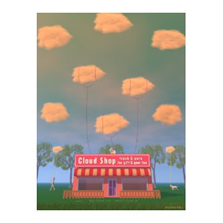 CLOUD SHOP postcard postcard