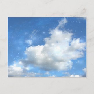 Cloud Sparkles Postcard