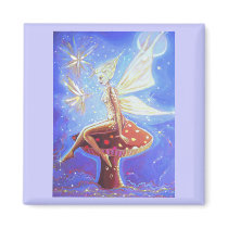 Cloud Sprites - Fairy Art Magent magnets