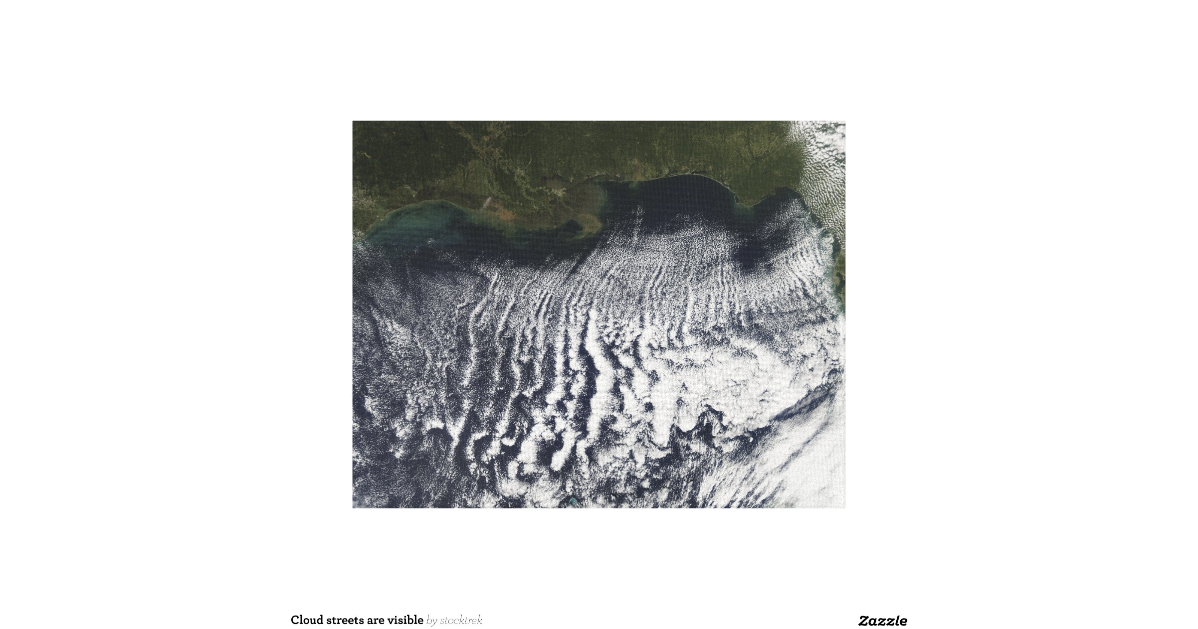Cloud streets are visible canvas print Zazzle